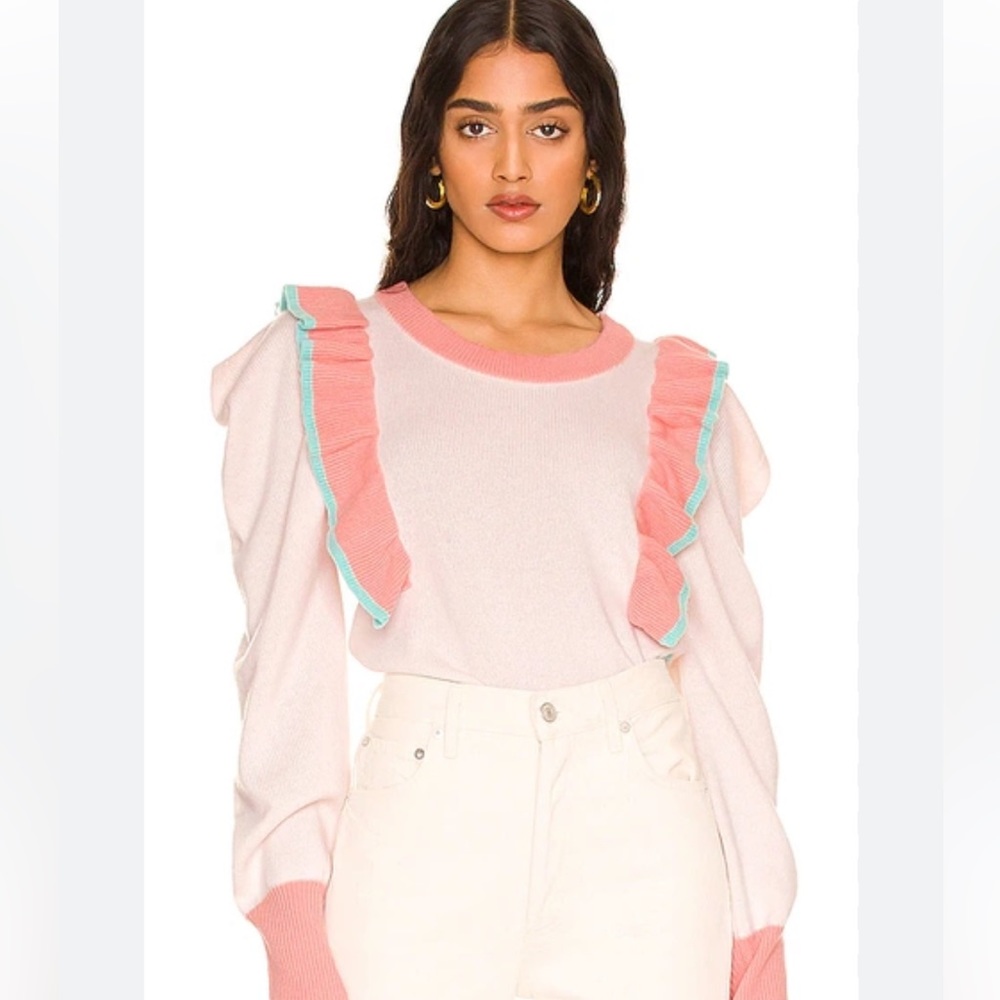 NWT LoveShackFancy Greece Cashmere Sweater